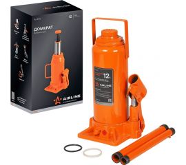 Бутылочный домкрат Airline 12 т, в сумке, MIN - 260 мм, MAX - 495 мм AJ-B-12 