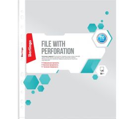 Папка-вкладыш Berlingo с перфорацией, А4, 110 мкм, матовая AFp_04506 