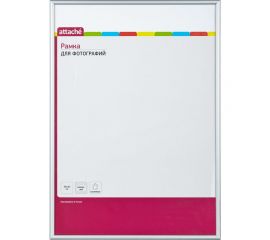 Настенная рамка Attache алюминиевый багет, серебро, А3 130847 