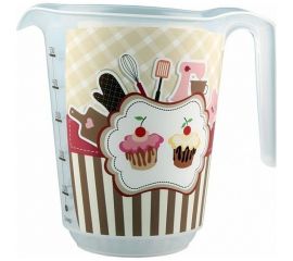 Емкость Phibo с декором, мерная 0,65л Бесцветный 431264301 