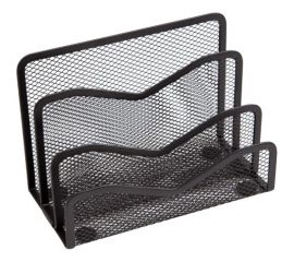 Подставка для бумаг и писем BERLINGO Steel&Style металл, 3 секции, черная BMs_41132 