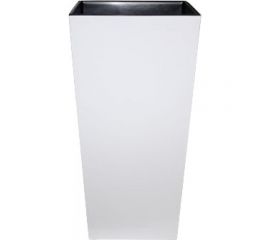 Кашпо с вкладышем LAMELA Sp.z o. 547 FINEZJA 31х31х60 см, белое 030945 