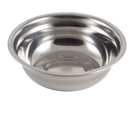 Миска Mallony Bowl-19 1 л, с расширенными краями, из нержавеющей стали, зеркальная полировка, д. 19 см 985891 