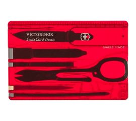 Швейцарская карточка Victorinox SwissCard Ruby 0.7100.T красная 