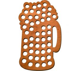 Копилка для пивных крышек PREZENT Кружка, 28x42x0,6 см КОП-003 