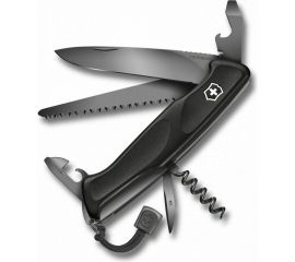 Нож Victorinox RangerGrip 55, 130 мм, 12 функций, черный 0.9563.C31P 