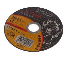 Круг отрезной по металлу (125х1.6х22.2 мм) TIGER ABRASIVE 00-00000069 