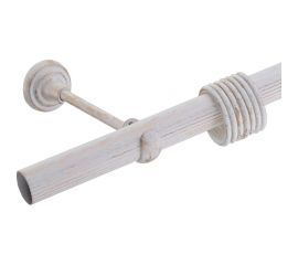 Карниз Peora 28 мм DIY в коробе, одинарный, открытый кронштейн (105) белое золото 2.4 U универсальный 69689 