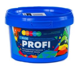 Акриловая эмаль ФАБРИКА ЦВЕТА EU-30 PROFI матовая 0,45 кг ТД000001700 