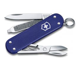 Нож-брелок Victorinox Classic SD Alox Colors Night Dive 58 мм, 5 функций, фиолетовый 0.6221.222G 