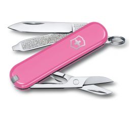 Нож-брелок Victorinox Classic SD Colors Cherry Blossom 58 мм, 7 функций, розовый 0.6223.51G 