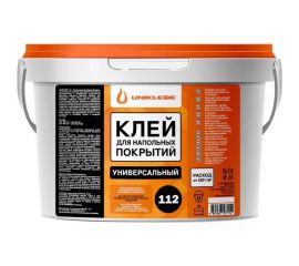 Клей для напольных покрытий UNIKLEBE 112 универсальный, 14 кг 1120014 