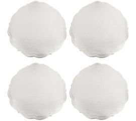 Набор сервировочных салфеток Nouvelle Серебряная роса плейсматов 4 шт, 38 см 9903308-2-Н4 