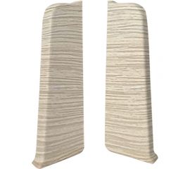 Заглушка для плинтуса Волшебная палочка Home ПВХ, 70 мм, в упаковке пара, 2 шт., 7011 УТ000075218 