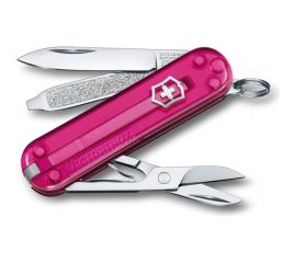 Нож-брелок Victorinox Classic SD Colors Cupcake Dream 58 мм, 7 функций, розовый 0.6223.T5G 