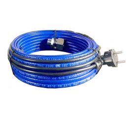 Греющий кабель для установки в трубу EASTEC с сальниковым узлом - 15м ГКвТ 15м (синий) 