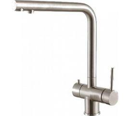 Смеситель для кухонной мойки Haiba с подключением к фильтру с питьевой водой, высокий излив, хром HB70304-1 