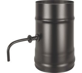 Поворотный шибер Везувий BLACK AISI 430/0.8 мм, диаметр 150 А-! 0039 