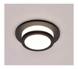 Встраиваемый алюминиевый светильник ЭРА KL89 BK MR16/GU5.3 черный Б0054357 