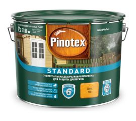 Универсальная декоративная пропитка для защиты древесины PINOTEX STANDARD (сосна; 9 л) 5270564 