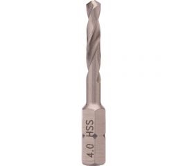 Сверло по металлу 4.0x44/20 мм, HSS-G, 118 градусов, Hex-1/4"" VOELKEL V67140 