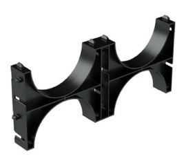 Двойной кластер-держатель расстояния для труб 110 мм ООО МеталлТоргСтрой 300 шт. Кл300 110-2 