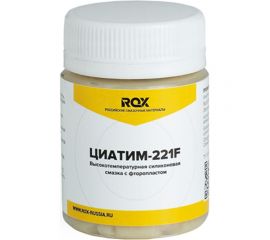 Смазка ROX ЦИАТИМ-221F Тефлоновая для велосипеда банка 40 гр R182 