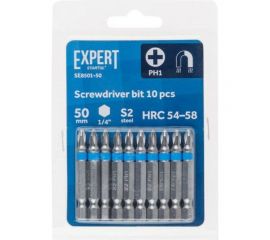 Бита магнитная для шуруповерта Expert PH1х50 мм, 10 шт STARTUL SE8501-50 