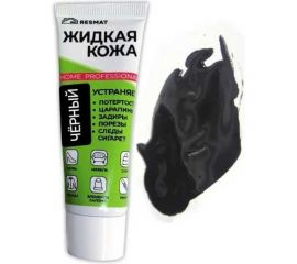 Жидкая кожа Resmat ЖК-11, цвет черный, 30мл, коробка арт. 2960 