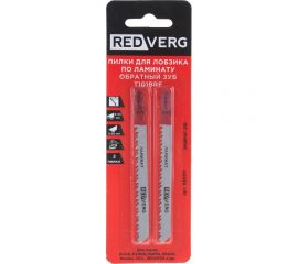 Пилка для лобзика по ламинату T101BRF обратный зуб, BIM 2 шт. REDVERG 6623560 