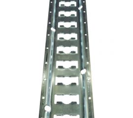 Рейка РОМЕК такелажная стальная оцинкованная s=2,0 мм 3,048 м 4680091063373 