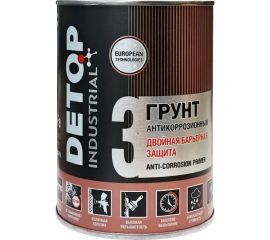 Грунт Detop двойная барьерная защита, красно-коричневый, жестяная банка 750 мл DTI-P07724 
