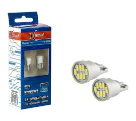 Автомобильная лампа XENITE T0811 12V/Т10 W5W, Яркость 55 LM, 2 шт. 1009418 
