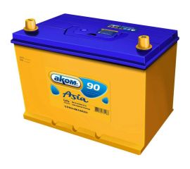 Аккумуляторная батарея AKOM Asia 90 Ah, 800 A, прямая полярность 015090101 