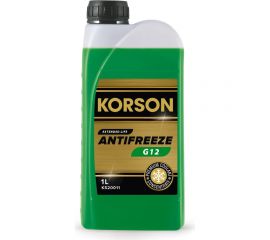 Антифриз KORSON концентрат, G12, зеленый 1 л KS20011 