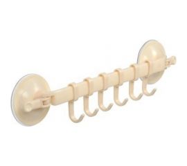 Подвесной регулируемый держатель на присосках MARMITON 6 крючков 17605 