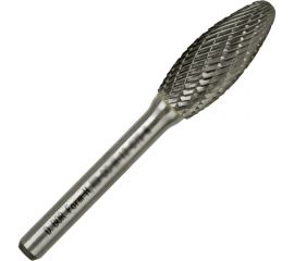 Бор-фреза форма Н язык пламени, DC, 10х20х65 мм, хв-к 6 мм D.BOR D-RB-DC-H-10-065-6 