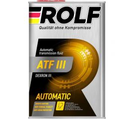 Масло Rolf ATF III 4 л 322245 