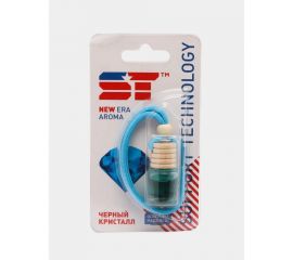 Ароматизатор на зеркало ST бочонок, черный, кристалл 169056a 