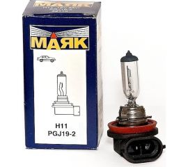 Лампа Маяк Н11, 12 В, 55 Вт, PGJ19-2 48201 