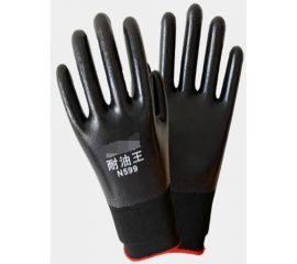 Рабочие перчатки PARK с нитриловым покрытием, полный облив, маслобензостойкие oil1, размер l 106737 