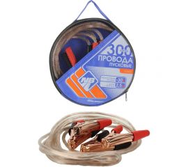 Пусковые провода Nova Bright 300А с прозрачной изоляцией, в сумке, 2.5 м 37660 