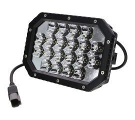 Светодиодная фара Aurora alo-l-6-p7e7k 9-36v, 60w, 4800lm, 4.6a комбинированный свет, белый, 1 шт. 17379 