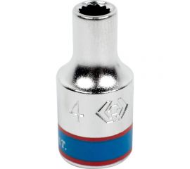 Торцевая стандартная двенадцатигранная головка 1/4"", 4мм KING TONY 233004M 