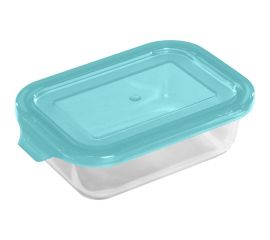 Контейнер Mallony LIMPIDO 1000 мл из жаропрочного стекла с крышкой из пластмассы прямоугльный, температура -20 до +200 С 005481 