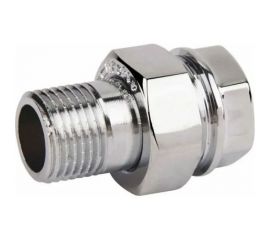 Сгон (американка) для полотенцесушителя TIM прямой вн/нар, 1/2 (хром) 772380 