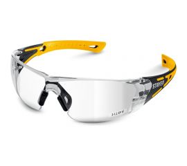 Защитные очки STAYER Mx-9 прозрачные, двухкомпонентные дужки, открытого типа 110490 