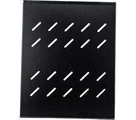 Перфорированная полка Cabeus 19, глубиной 400 мм для шкафов с глубиной 600 мм SH-J018-FC-600m-100KG-BK 