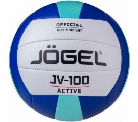 Волейбольный мяч Jogel JV-100, синий/мятный BC21 1/50 УТ-00019884 