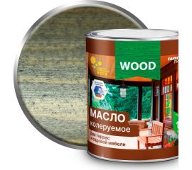 Колеруемое масло для террас и садовой мебели FARBITEX (дымчато-серый; 3 л) 4300009096 